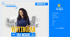 Desktop Screenshot of faculdadesaomiguel.com.br